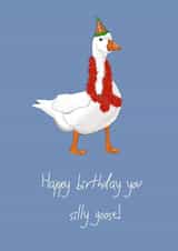 Silly Goose birthday card created by India Wain
