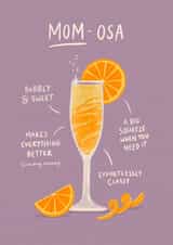 Mom-osa Mother's Day Card created by Bird & Co Studio