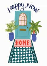 Pretty Front Door New Home Card - Plants - Happy New Home created by Laura Barnes