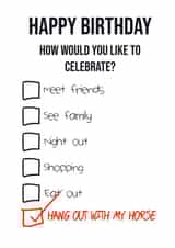 Hang out with my horse created by On a Promise