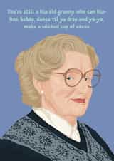 Mrs Doubtfire You’re Still Hip Celebration created by ttrappartt