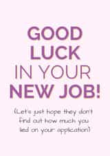 Good Luck In Your New Job Card created by KB Handmade Boutique