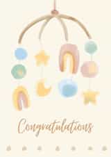 Congratulations - New Baby Card created by The Uncommon Room UK