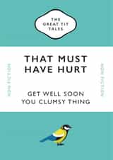 Great Tit get well card created by Yay Days