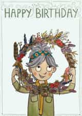 happy birthday created by Rowey Coops