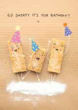 Go shorty birthday card created by LAURA TRUBY DESIGNS