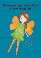 Cute Fairy Birthday Card created by Ostara's Attic