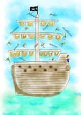 Aaaarrr….it’s your birthday! created by Rosy Moon U.K.