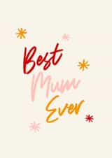 Best mum ever card created by Lauren Beth Designs