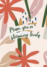 Blooming Lovely card for mum created by Lauren Beth Designs