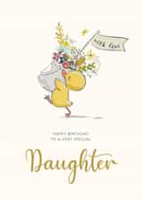 Cute Birthday card for Daughter created by Artsy Gift Co