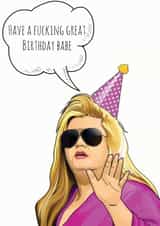 Gemma Collins Birthday Card created by GREEDY LAB