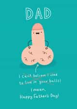 Dad's Balls created by Jess Moorhouse