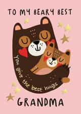 To My Beary Best Grandma Card created by NICHOLA COWDERY ILLUSTRATIONS 
