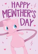Cute Mothers Day Card - Pokemon - Kawaii - Happy Mewther's Day created by Wild Card