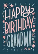 Happy birthday grandma created by Natalia Gonzalez