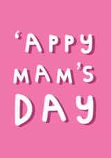 Cute Mothers Day Card - Mum - Appy Mam's Day created by @TheGrafixCat