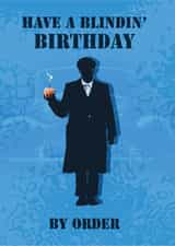 A Peaky Blinders Birthday Card created by Smug Toad