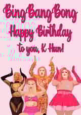 Bing Bang Bong Birthday Card created by Sweetie Darling Design