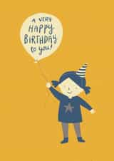 Cheerful Happy Birthday Balloon Card created by Claire Keay