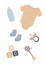 Gender Neutral Baby Card created by Shannon Castleton