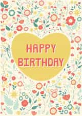 Spring Birthday Joy created by Boris and the Bean