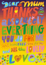 THANKS MUM created by Dave Sutton