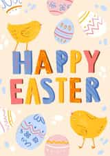 Happy Easter created by Daria Radzhabova