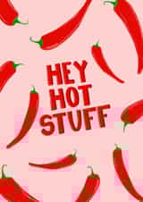 Hey Hot Stuff Anniversary Card created by Moo Cow Design