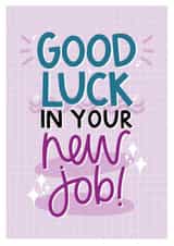 Bright And Bold New Job Card created by Amy Writes