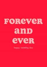 Forever and Ever wedding card created by Club Mou