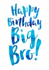 Big Brother Birthday Card created by Dig The Earth