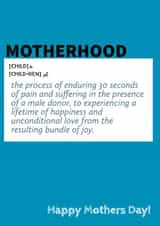 MOTHERHOOD - A JOURNEY FROM PAIN TO HAPPINESS created by mi thorts