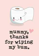 Mummy's 1st Mothers Day  / Birthday Card for Mummy from Young Child created by Mrs Best Paper Co.