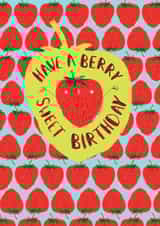 Berry sweet Birthday Card created by Dawn Quigg Illustration