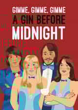 Gimme a Gin before Midnight ABBA created by Quitting Hollywood