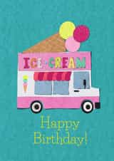 Ice cream van Birthday party! created by Illustrated by Pooja