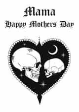 Skull Mother’s Day mama created by Foxx & Raccoon
