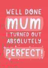 Well Done Mum Mother's Day Card created by Yasmin Atherton