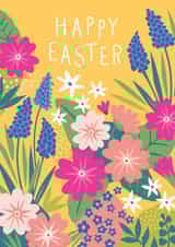 Happy Easter floral card created by Pablo and Pickle Studio