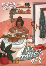 Relax…it’s Mother’s Day! Card 1001 created by Tee Ansell Draws