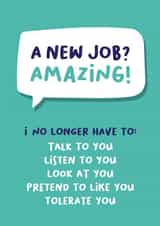 New Job Amazing Card created by Norm & Then