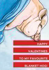 Valentines Blanket Hog created by Anna-Lee