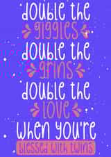 Congratulations On The Birth Of Twins created by Nina’s Novelties