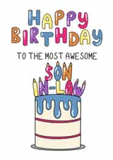 Happy birthday to my awesome son in law created by Schnauzer Scribbles