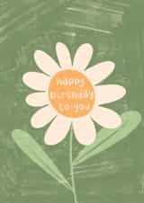 Happy Birthday To You Daisy Flower card created by Lydia Ellen Greaves