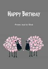 Happy Birthday From me to Ewe created by Sophie Morrell