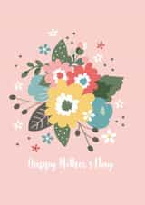 A Bright floral Mother's Day Card created by Melmade Stationery