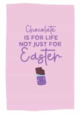 Funny Chocolate Easter Card created by Xoxo Designs by Ruth