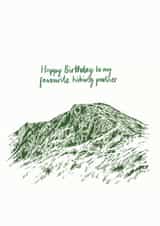 Happy birthday to my favourite hiking partner created by Discover and Draw